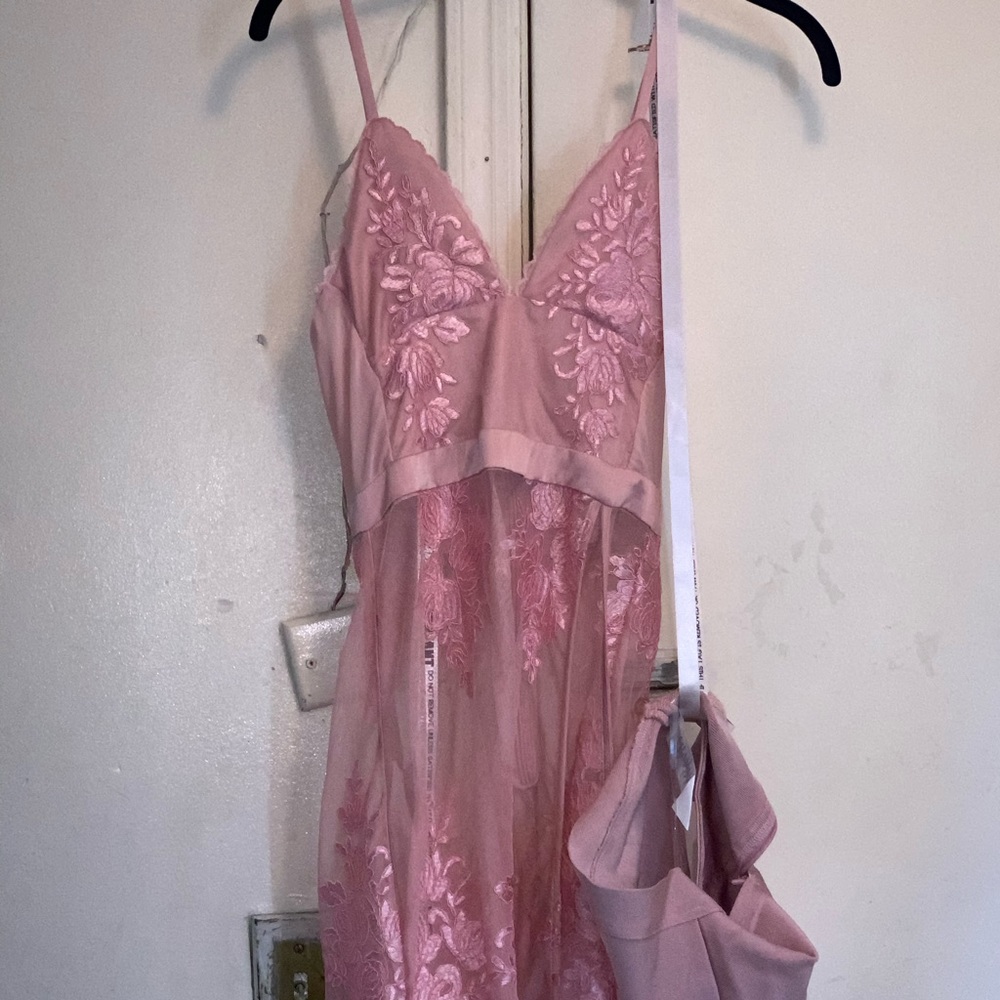 lace maxi dress with bandage brief by house of CB